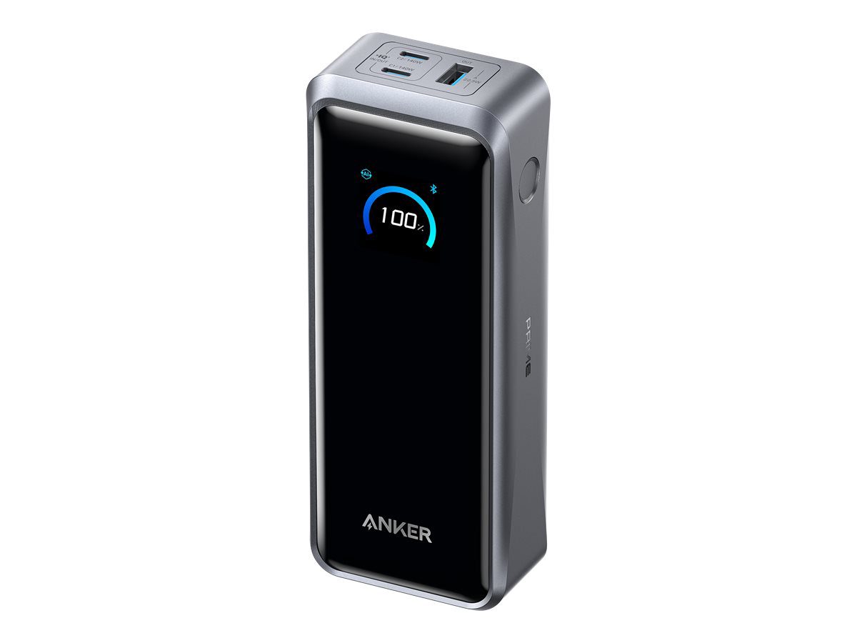 Anker Prime power bank - USB, 2 x USB-C - 300 Watt, 26250 mAh, Black