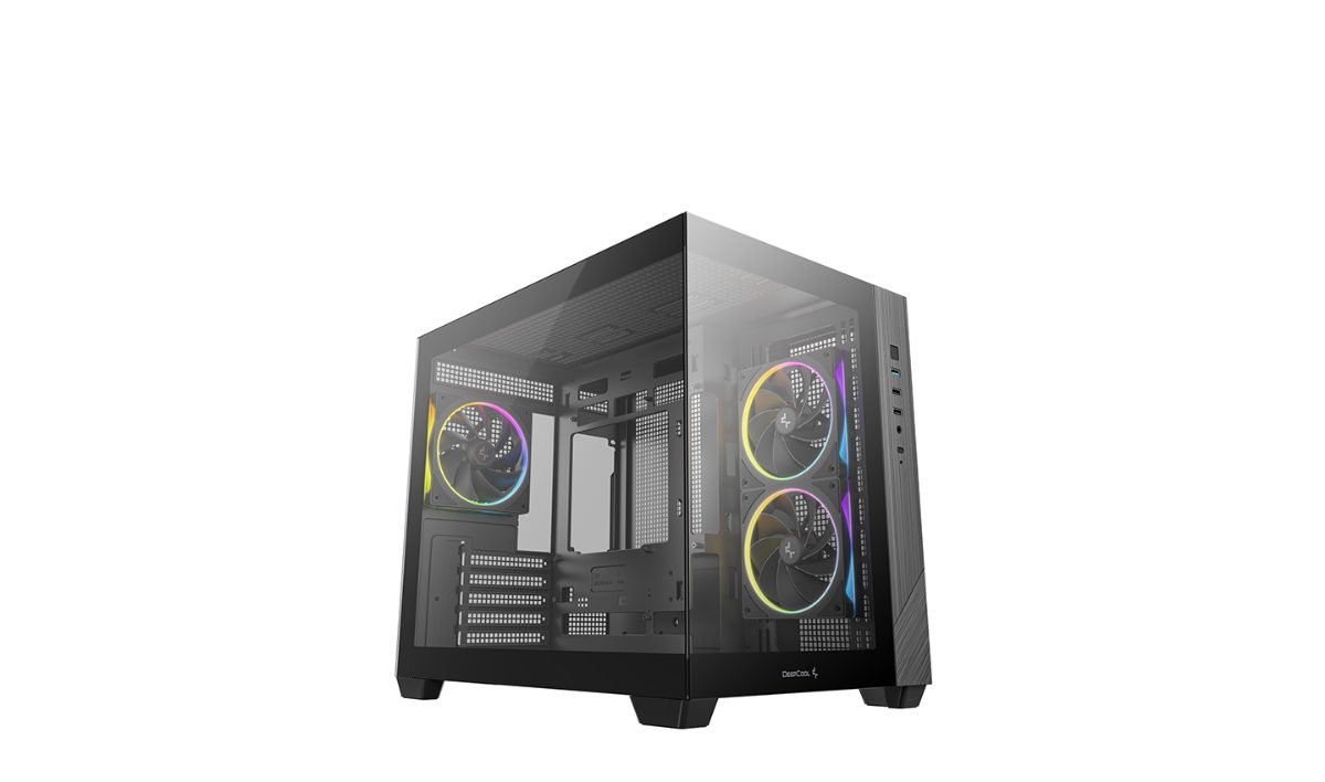 Deepcool Case, CG330 3F, Black, Micro ATX