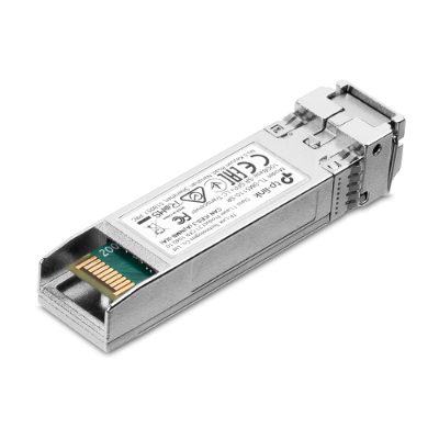 10GBase-SR SFP+ LC Transceiver, TL-SM5110-SR, SFP+ Transceiver, Multi-Mode Fiber, LC/UPC, 10000 Mbit/s, Wavelength 850 nm, 0 to 70