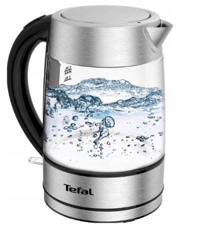 TEFAL tējkanna Double Layer, 1.7 L, nerūsējošā tērauda/caurspīdīga