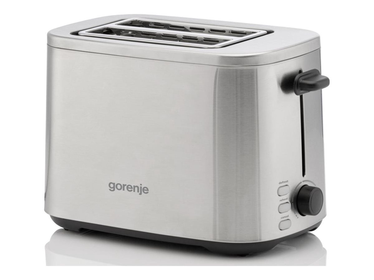 Gorenje Toaster, T800DS, Number of slots 2, Housing material Stainless steel