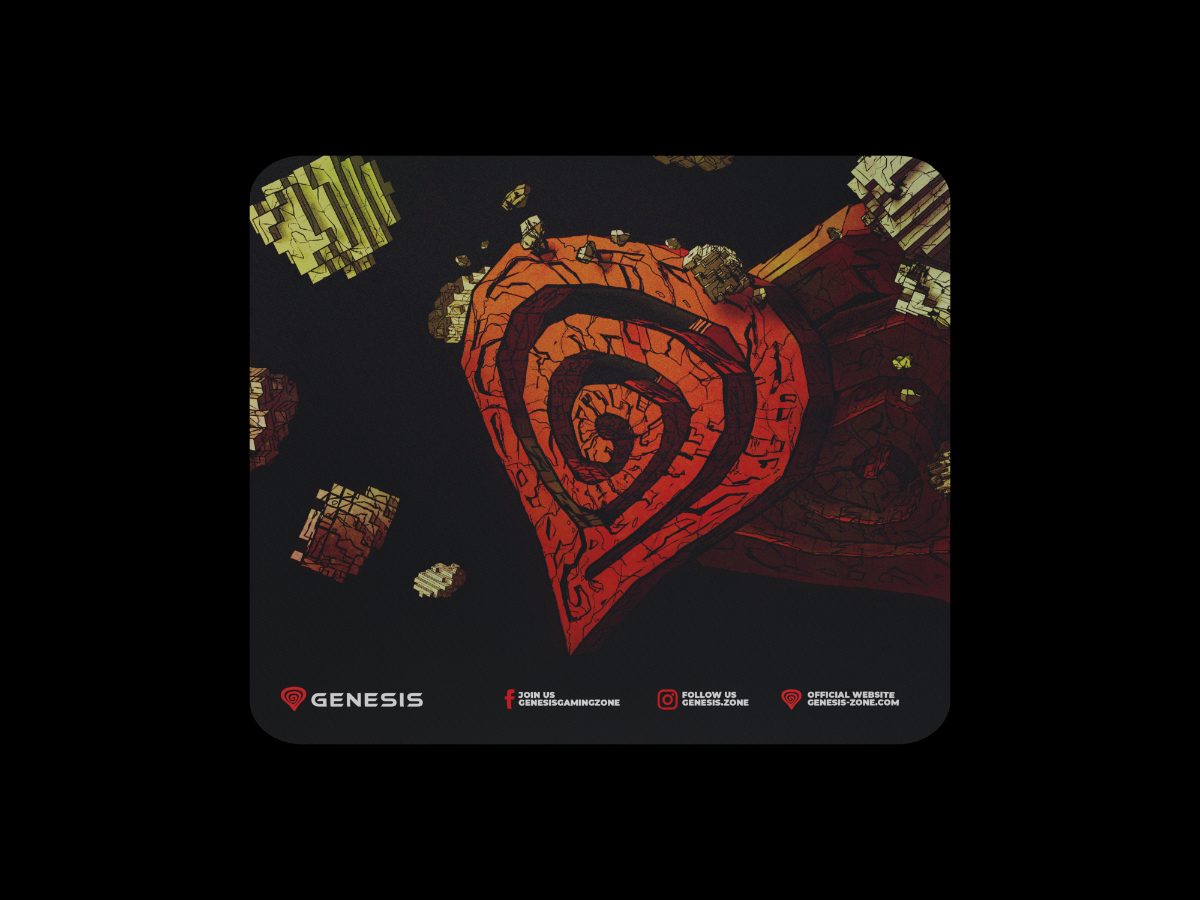 Genesis Ancient Stone of Genesis, Mouse pad, 210 x 250 x 2.5 mm, Multicolor