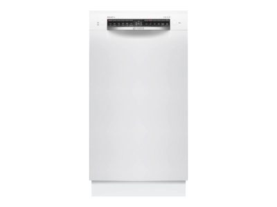 Bosch Dishwasher, SPU4HMW12E, Built-in, Width 45 cm, Number of place settings 10, Number of programs 6, Energy efficiency class D, Display, AquaStop function, White