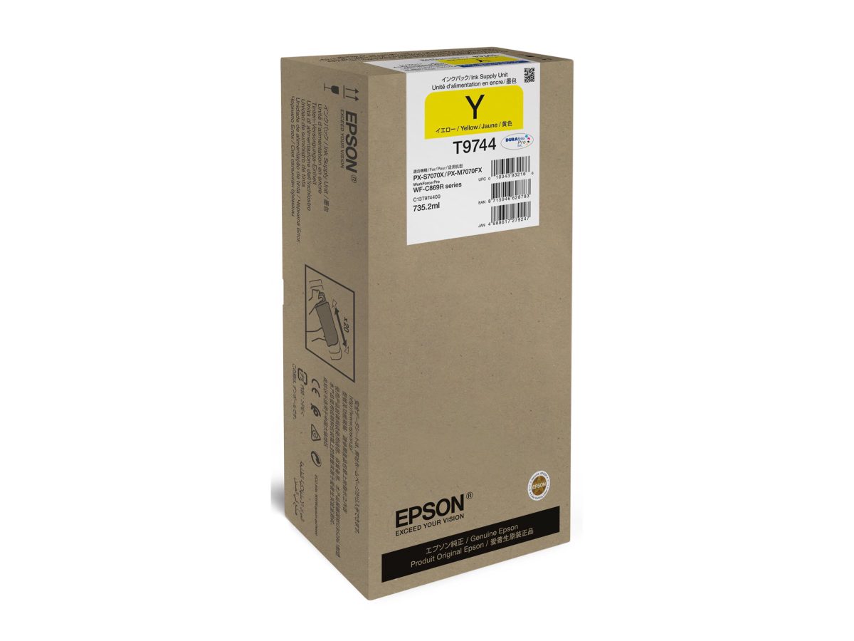 Epson XXL Ink Supply Unit, WorkForce Pro WF-C869R, XXL Ink Supply Unit, Yellow