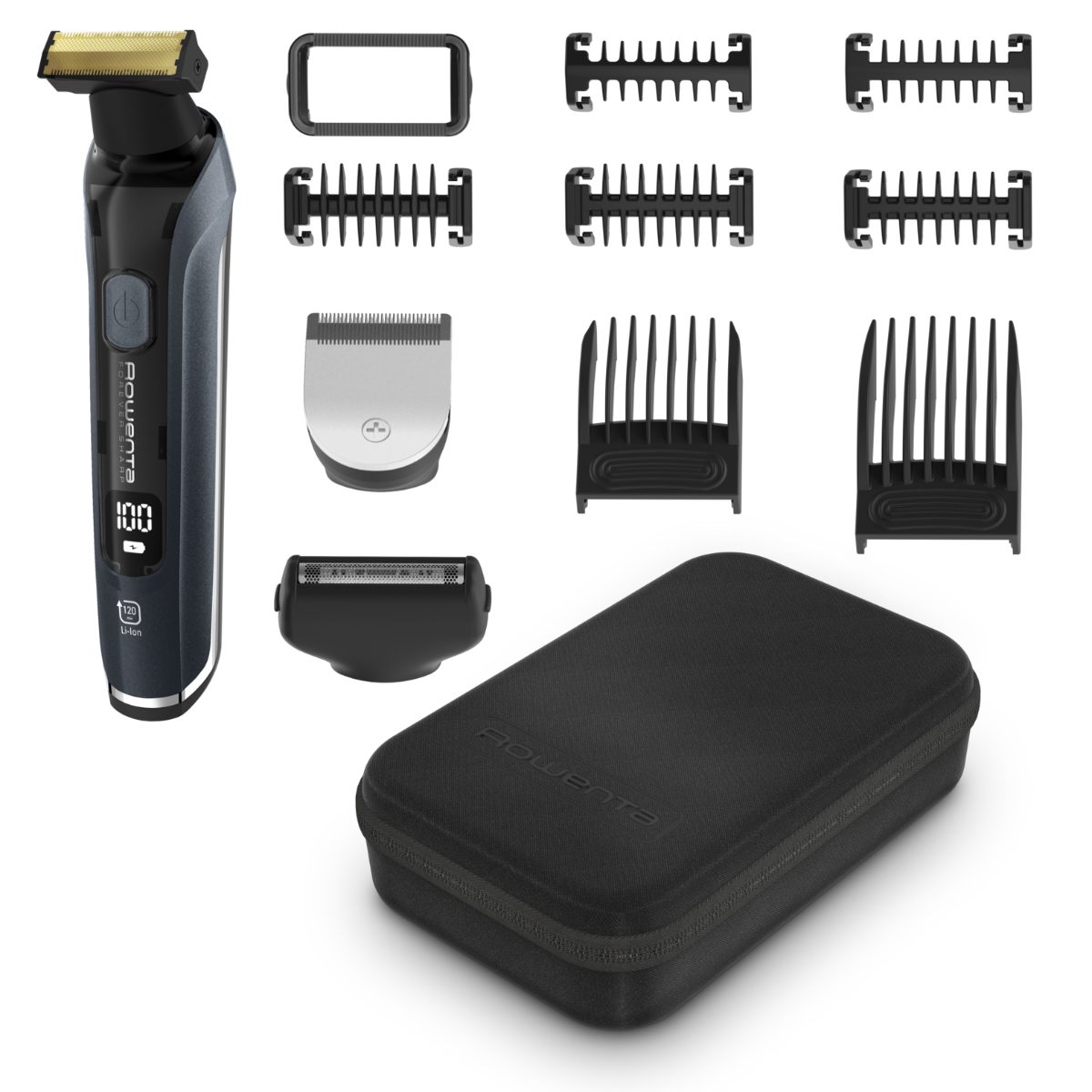 Rowenta Beard Trimmer, TN6204E0, Cordless, Wet & Dry, Number of length steps 15