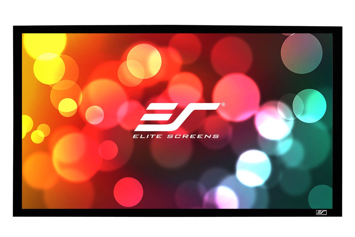 SableFrame Series, ER110WH1, Diagonal 110 ", 16:9, Viewable screen width (W) 244 cm, Black