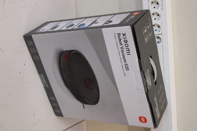 Xiaomi Robot Vacuum S20 (Black) EU, Xiaomi Robot Vacuum (EU), S20, Wet&Dry, 2900 mAh, Dust capacity 0.4 L, 5000 Pa, Black, USED,SCRATCHES, MISSING MANUALS, MISSING INNER PACKAGING