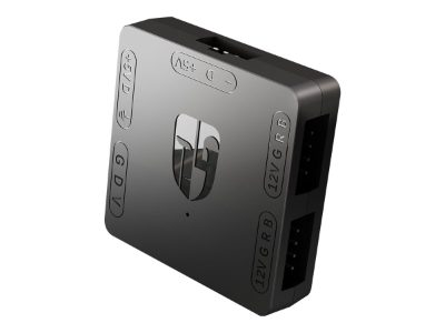 RGB convertor, 45 x 45 x 12 mm, Black