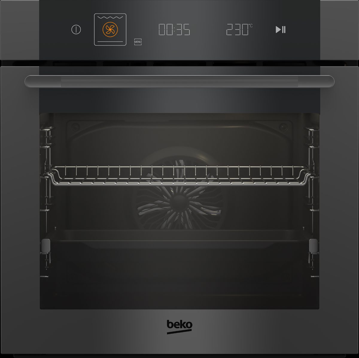 BEKO Oven, MBBIM10600MTPSWE, 72 L, Electric, Pyrolysis, Electronic, Steam function, Height 59.5 cm, Width 59.4 cm, Black