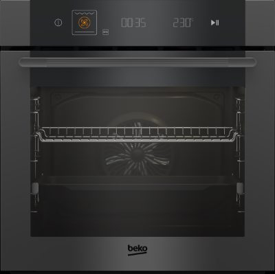 BEKO Oven, MBBIM10600MTPSWE, 72 L, Electric, Pyrolysis, Electronic, Steam function, Height 59.5 cm, Width 59.4 cm, Black