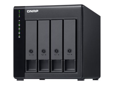 QNAP High-performance Desktop SATA 6Gbps JBOD Storage Enclosure, TL-D400S, Black
