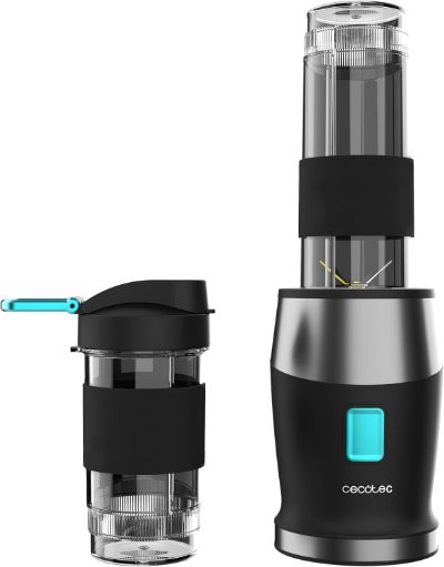 Cecotec Blender, Power Titanium 900 ProGo, Tabletop, 900 W, Jar capacity 2x0.57 L, Ice crushing, Black