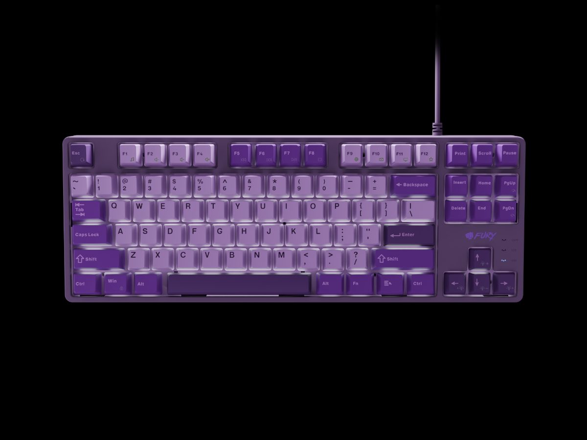Kanabo K2, Gaming Keyboard, Wired, US, Linear, Purple