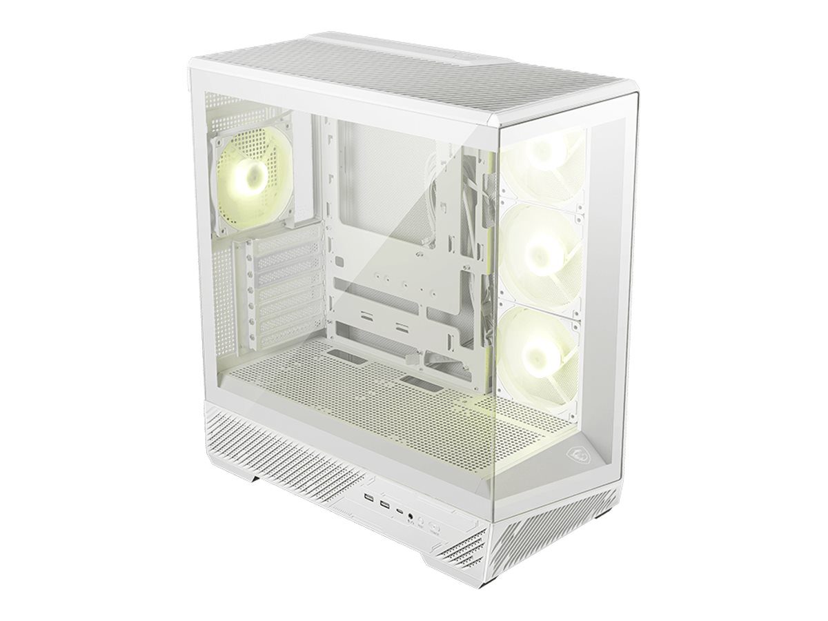 PC Case, MAG PANO 130R PZ WHITE, White, Mid-Tower