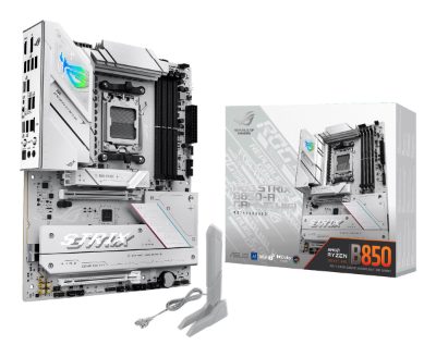 Asus ROG STRIX B850-A GAMING WIFI, Processor family AMD, Processor socket AM5, DDR5, Supported hard disk drive interfaces SATA, M.2, Number of SATA connectors 2