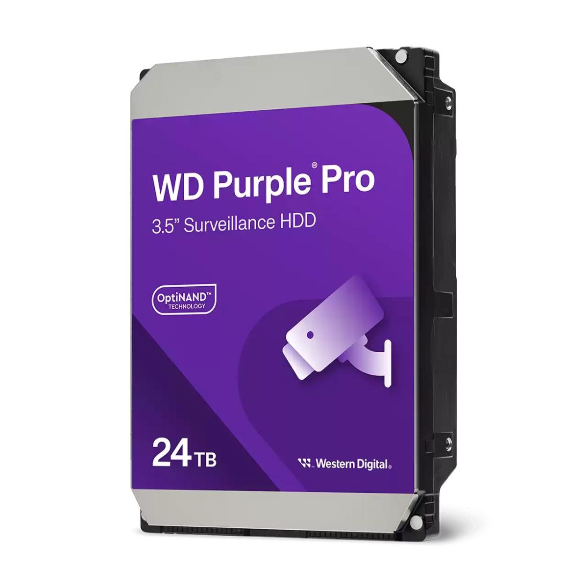 HDD, WESTERN DIGITAL, Purple Pro, 24TB, SATA, 512 MB, 7200 rpm, 3,5", WD240PURP
