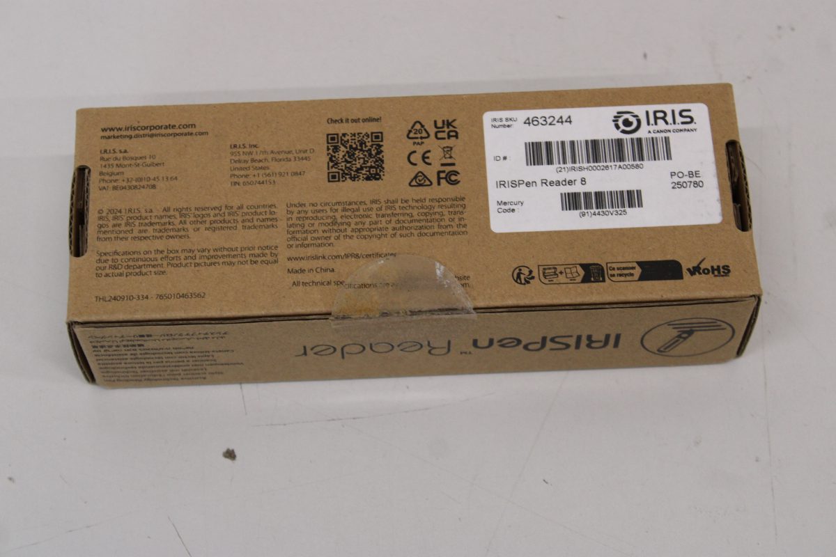 IRIS IRISPen Reader 8, Handheld, DEMO