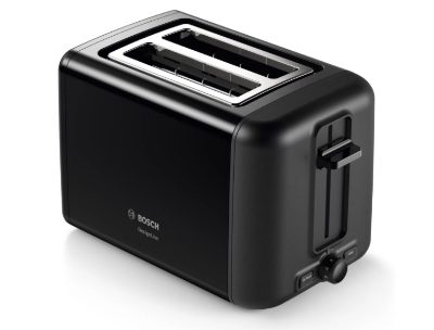 DesignLine Toaster, TAT3P423, Power 970 W, Number of slots 2, Housing material Stainless steel, Black