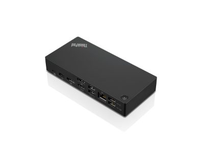 ThinkPad Universal USB-C Dock - EU, Docking station, Ethernet LAN (RJ-45) ports 1, VGA (D-Sub) ports quantity 1, DisplayPorts quantity 2, USB 3.0 (3.1 Gen 1) Type-C ports quantity 1, USB 3.0 (3.1 Gen 1) ports quantity 3, USB 2.0 ports quantity 2, HDMI ports quantity 1, 65 W, Warranty 36 month(s)
