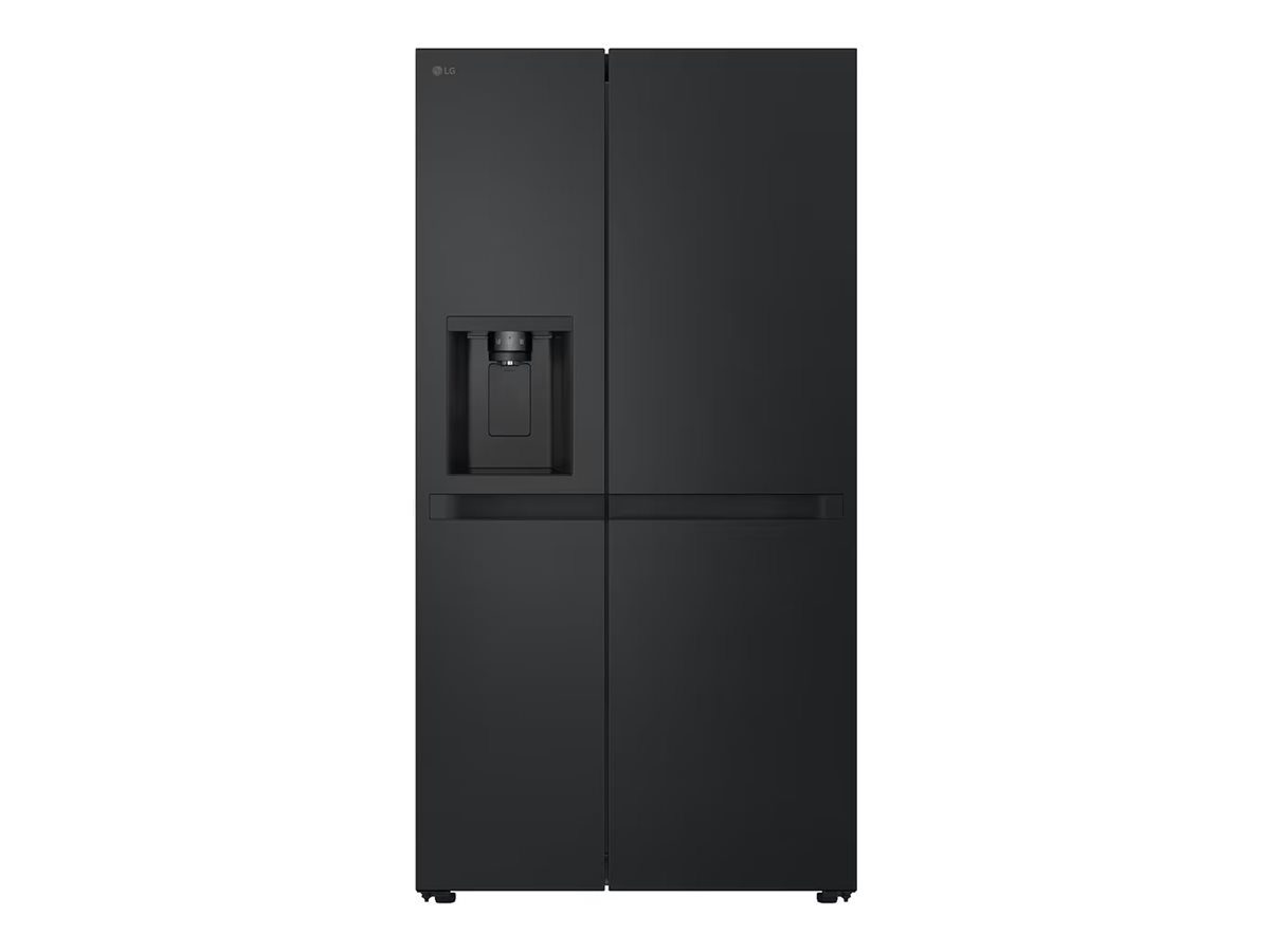 LG Refrigerator, GSLC41EPPE, Energy efficiency class E, Free standing, Side by side, Height 179 cm, Fridge net capacity 420 L, Freezer net capacity 221 L, Display, 36 dB, Black