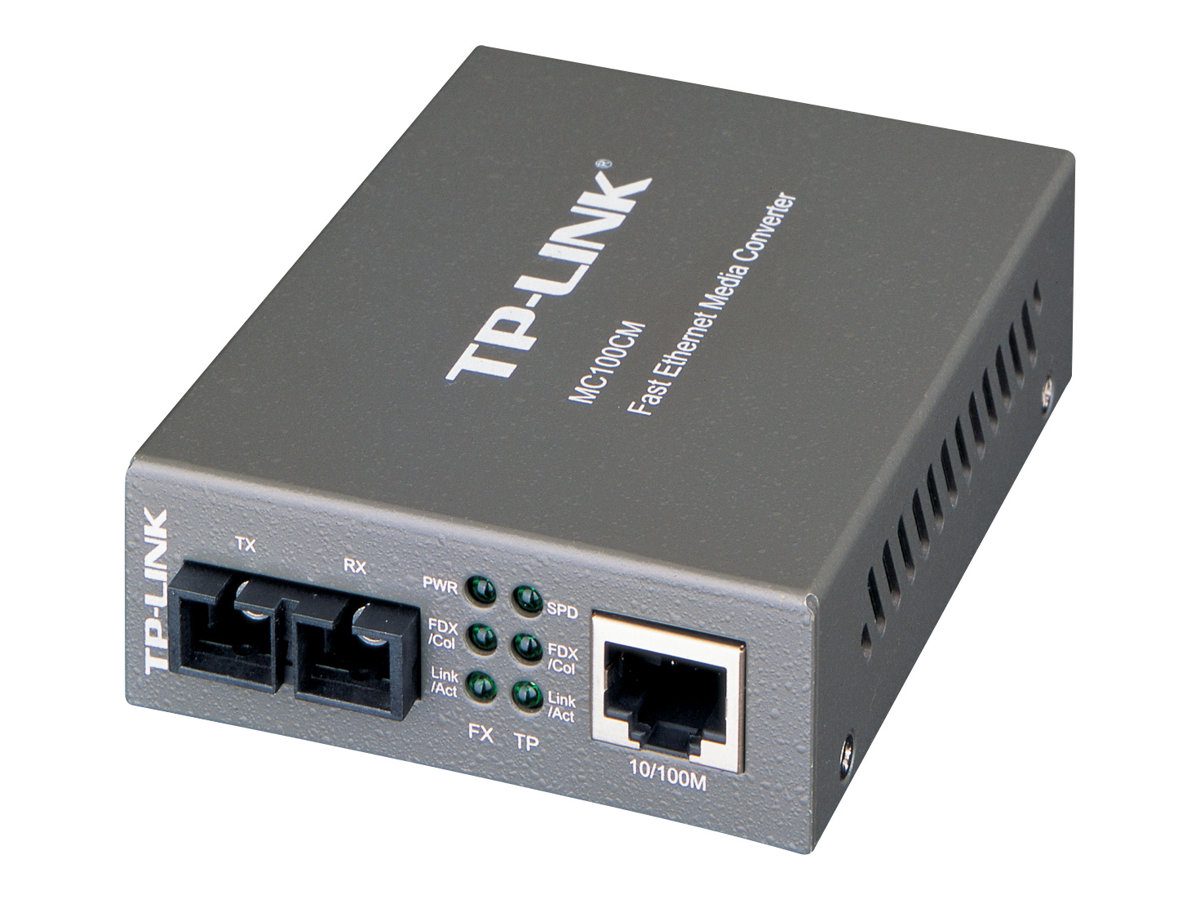 10/100Mbps Multi-Mode Media Converter, MC100CM, 10/100Base-TX, 100Base-FX