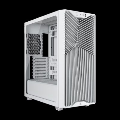 Corsair PC Case, 3200D RS, White, Mid-Tower