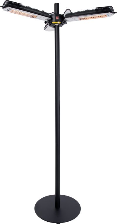 Heater, PH10, Bright Parasol, Infrared, 2000 W, Black/Silver, IP34