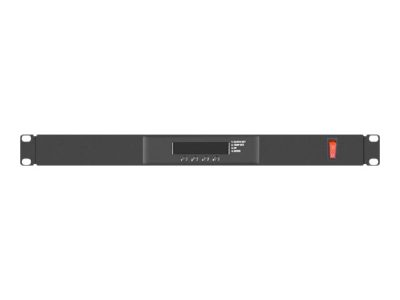 Lanberg 19" fan unit/ventilation panel with LCD 4 fans + thermostat 230V, AK-1503-B, Black