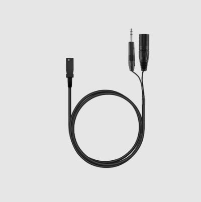 1.5 m Connecting Cable for DT 18*/19*/28*/29*-Series, 3-pin XLR male and 1/4" stereo jack, K 190.40