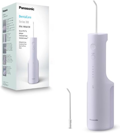 Panasonic Oral Irrigator, EW-DJ26-V303, Cordless, 200 ml, Number of heads 2, White
