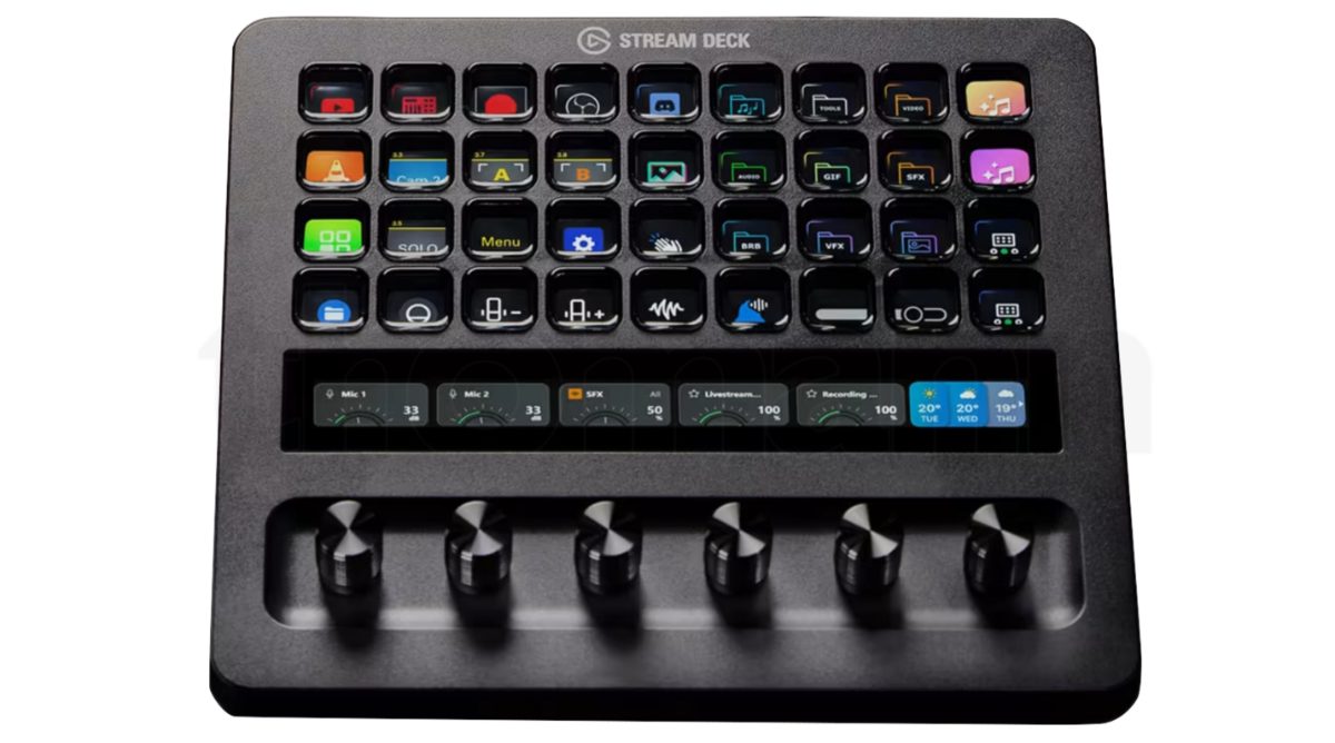 Elgato Stream Deck+ XL, Multi-touch controller, Black
