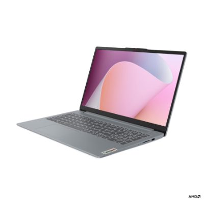 Lenovo IdeaPad Slim 3 15AMN8 AMD, Arctic Grey, 15.6 ", IPS, FHD, 1920 x 1080 pixels, Anti-glare, AMD Ryzen 5, 40, 8 GB, Soldered LPDDR5, Solid-state drive capacity 512 GB, AMD Radeon 610M Graphics, Windows 11 Home, 802.11ax, Bluetooth version 5.2, Keyboard language English, Warranty 24 month(s), Battery warranty 12 month(s)