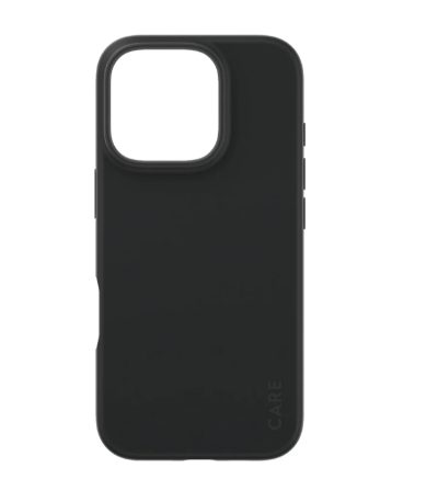 CARE Fashionable Case, Back cover, Apple, iPhone 16 PRO, Recycled plastic, Black