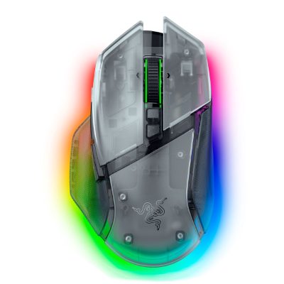 Razer Gaming Mouse, Basilisk V3 Pro 35K, Wireless, Phantom White Edition