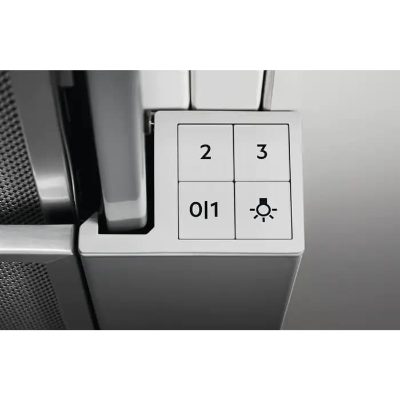 Electrolux izvelkams tvaika nosūcējs, 60 cm, C, pelēks