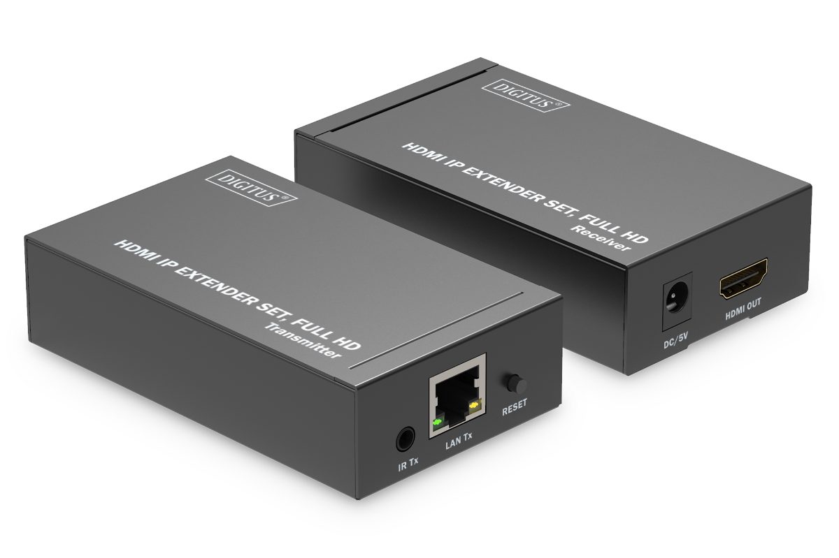 HDMI IP Extender Set, Full HD, 120 m, DS-55517