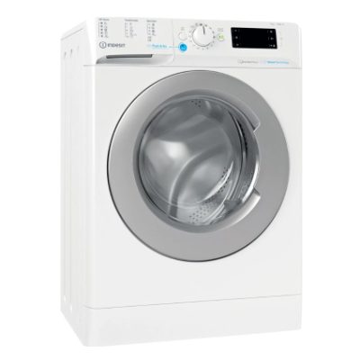 Washing machine, BWSE 71295X WSV EU, Energy efficiency class B, Front loading, Washing capacity 7 kg, 1200 RPM, Depth 43.5 cm, Width 59.5 cm, Display, Large digit, White