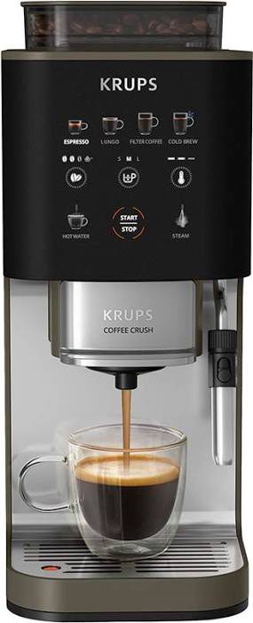 Krups Coffee Crush Experience Coffee maker SA403BE0, Black/Silver, Krups