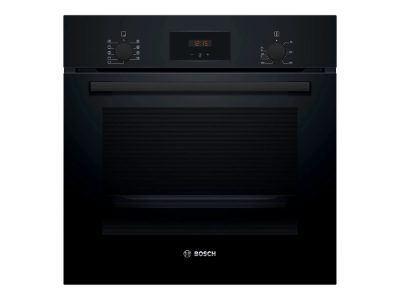 Oven, HBF134EB2, Bosch, 66 L, A, Electric, Hydrolytic, Electronic, Height 59.5 cm, Width 59.4 cm, Black