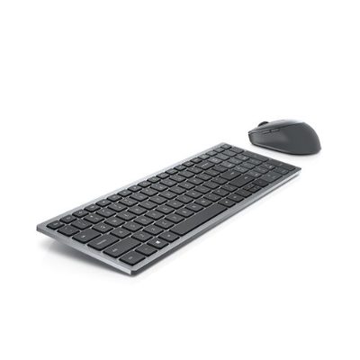 Keyboard and Mouse, KM7120W, Keyboard and Mouse Set, Wireless, Batteries included, Bluetooth, Wireless connection, US, Titan Gray