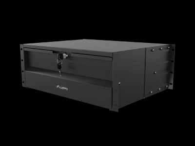 Lanberg 19" Drawer 4U/483x360 mm max load capacity up to 90 kg  4 point assembly, Black, Lanberg