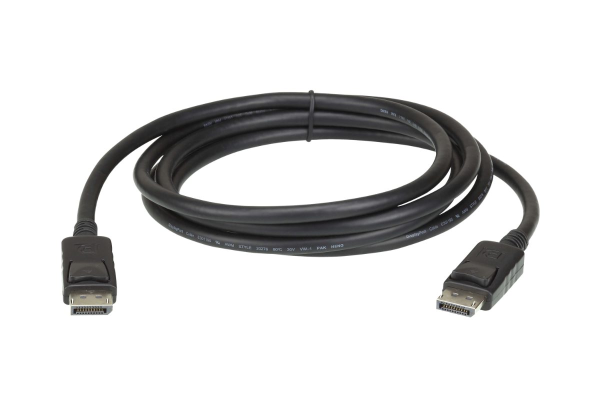 DisplayPort rev.1.2 Cable, 2L-7D03DP, DP to DP, 3 m
