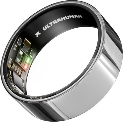 Ring Air, Space Silver, Size 12, Smart Ring