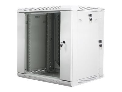 Rack cabinet 19" double-section wall-mount 12U/600x600 (flat pack), WF02-6612-10S, Grey
