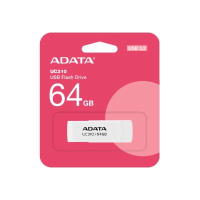 USB Flash Drive, UC310, 64 GB, USB Type-A, White
