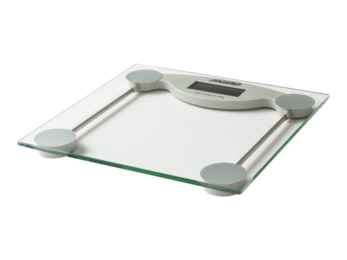 Bathroom scales, MS 8137, Maximum weight (capacity) 150 kg, Accuracy 100 g, Glass
