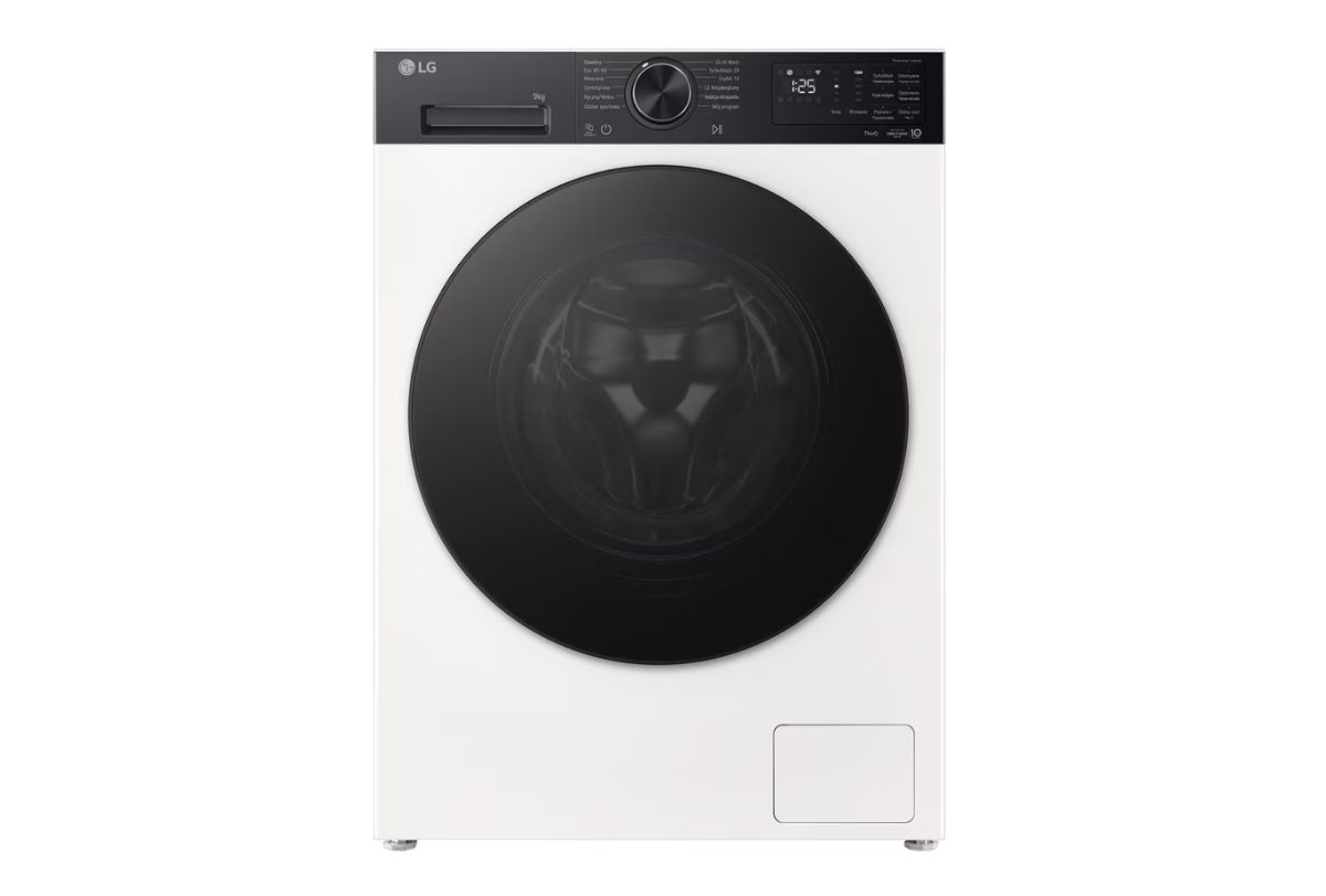 Washing machine, F2X50S9THB, Energy efficiency class A, Front loading, Washing capacity 9 kg, 1200 RPM, Depth 48 cm, Width 60 cm, LED, Steam function, Direct drive, Wi-Fi, White