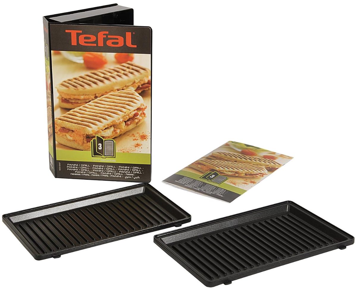 TEFAL XA800312 Grill/panini plates, TEFAL, XA800312, Black