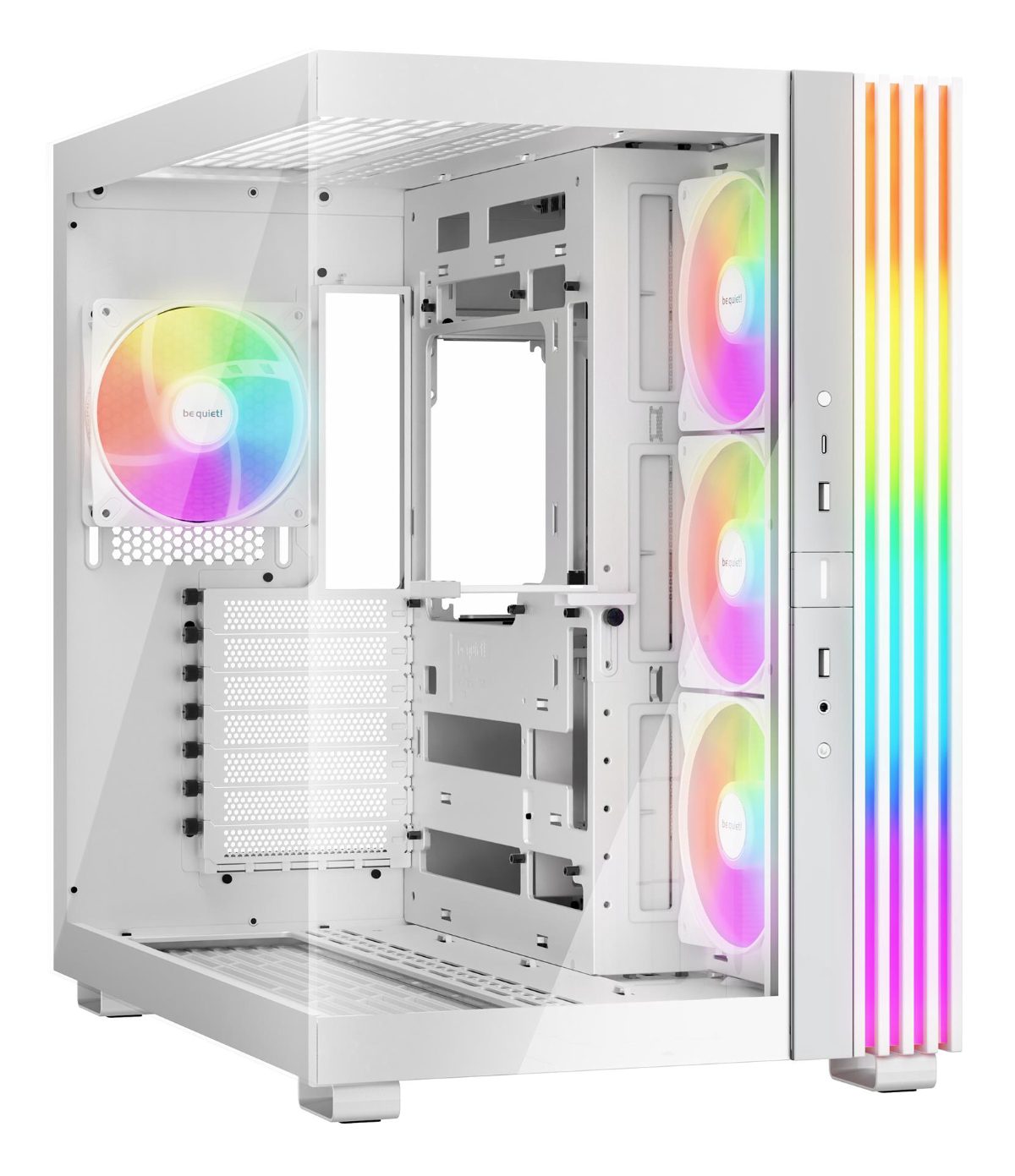 Case, BE QUIET, LIGHT BASE 600 LX, Tower, ATX, MicroATX, MiniITX, Colour White, BGW68