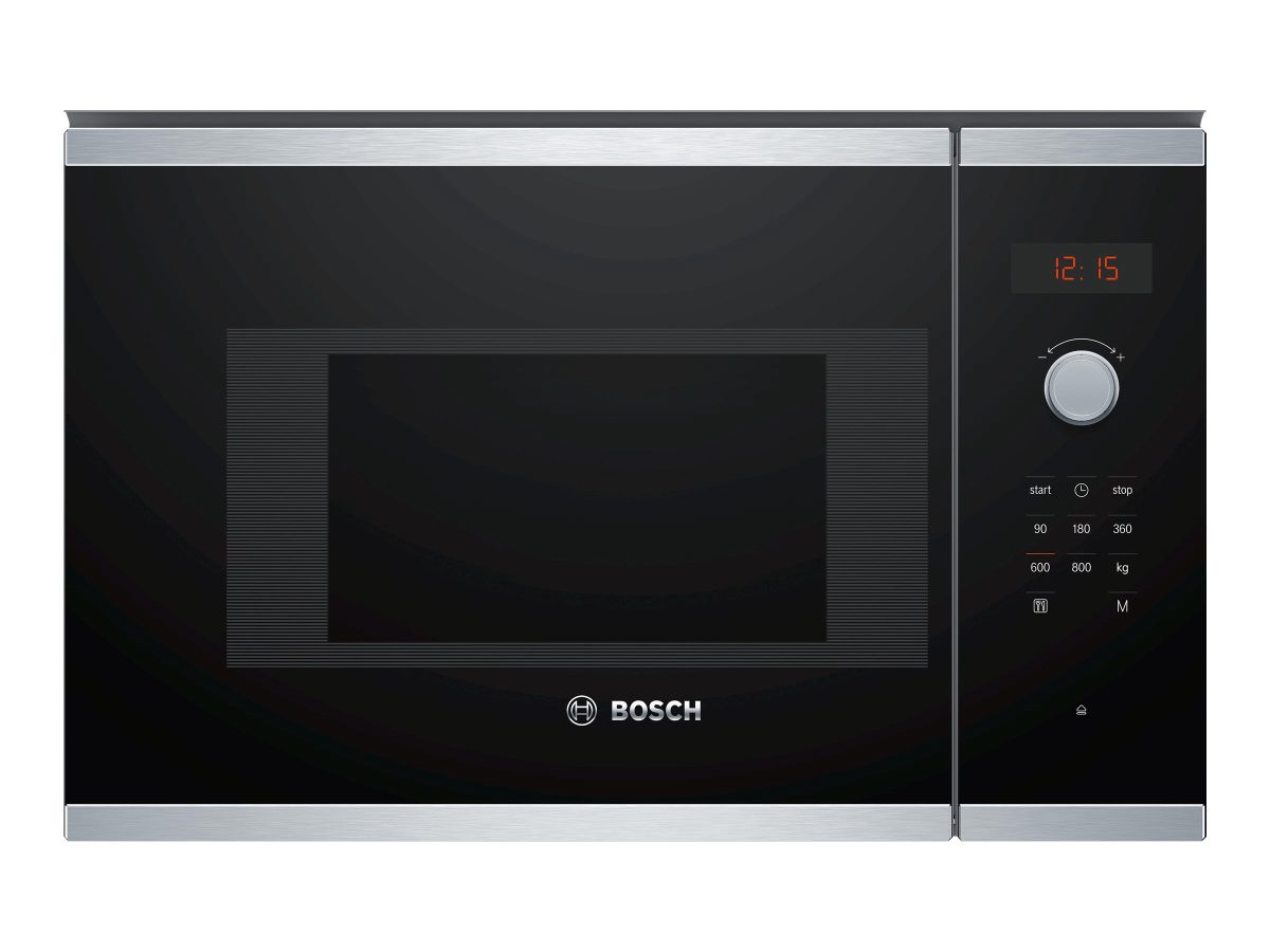 Microwave Oven, BFL523MS0, Built-in, 20 L, 800 W, Stainless steel/Black